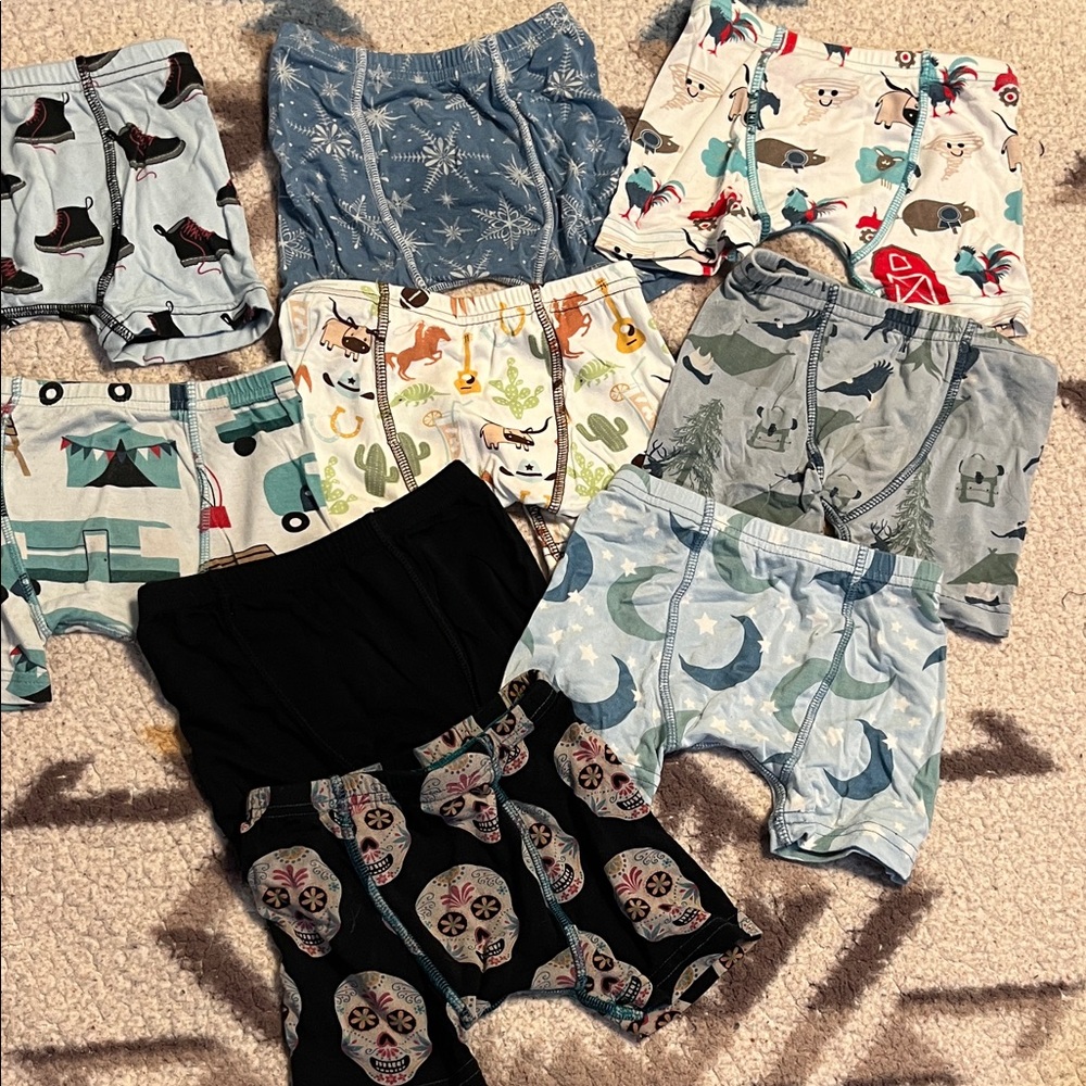 Kickee Kids Various New Boxer Briefs for Boys